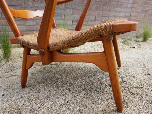 vintage-lounge-chair-armstoel-De Ster-Gelderland-Dutch-design-stoel-riet-rush-armchair-chair-Paolo-Buffa-00003